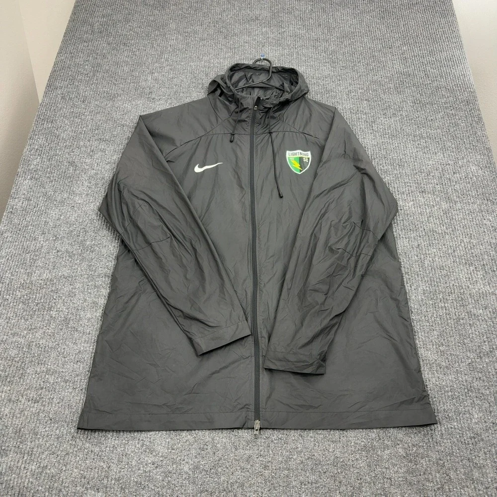 Lightning SC Nike Jacket Mens XL Black Polyester Storm-Fit Full Zip Hooded Sport